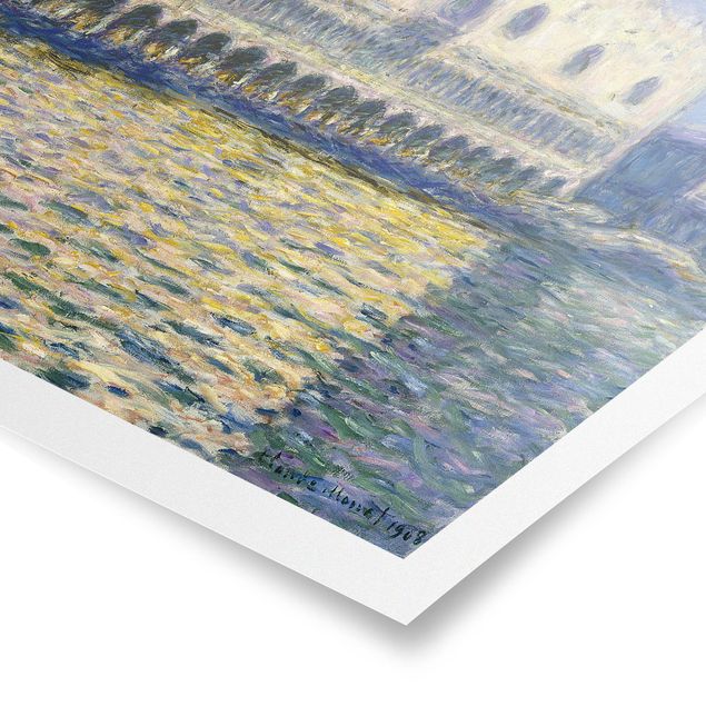 Billeder arkitektur og skyline Claude Monet - The Palazzo Ducale