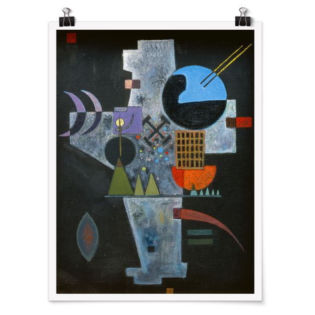 Plakater kunsttryk Wassily Kandinsky - Cross Shape