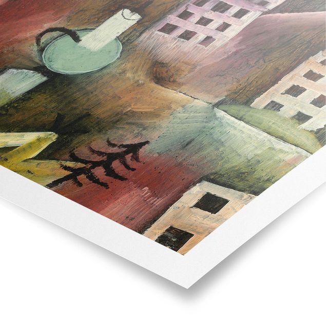 Plakater kunsttryk Paul Klee - Destroyed Village