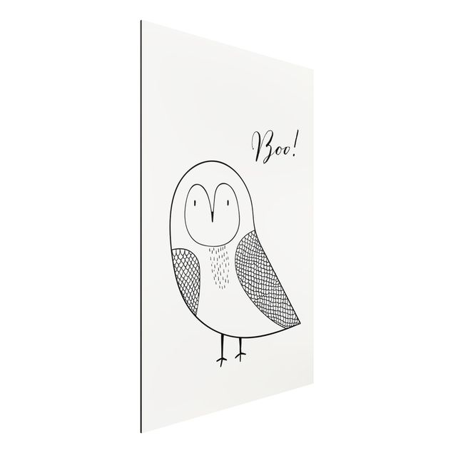 Børneværelse deco Owl Boo Drawing