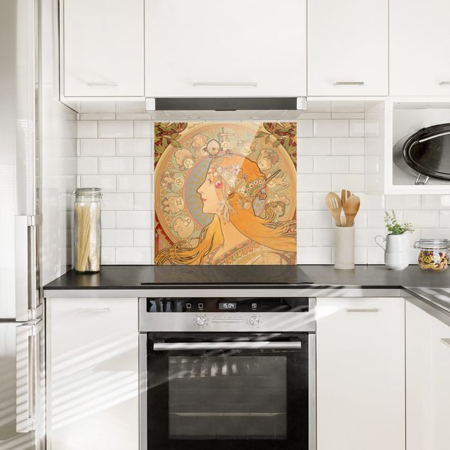 køkken dekorationer Alfons Mucha - Zodiac
