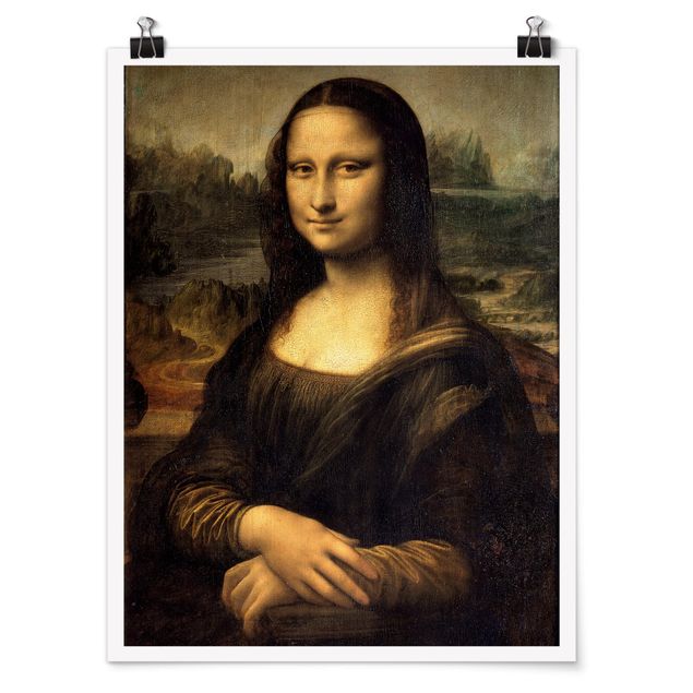 Plakater kunsttryk Leonardo da Vinci - Mona Lisa