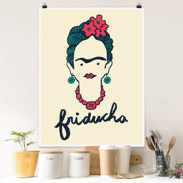 køkken dekorationer Frida Kahlo - Friducha