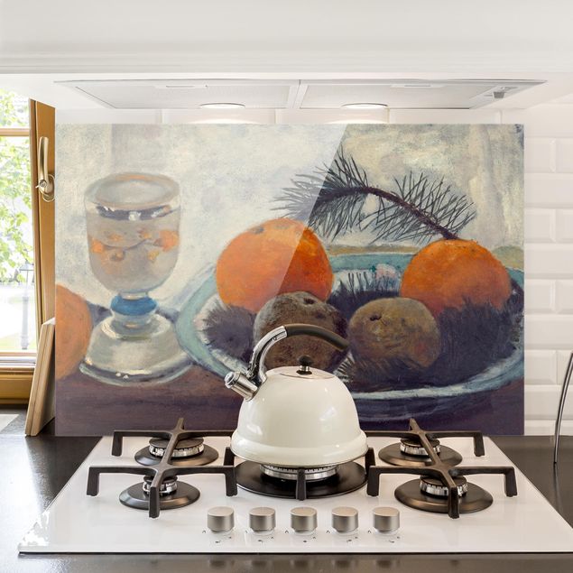 Kunst stilarter ekspressionisme Paula Modersohn-Becker - Still Life With Frosted Glass Mug