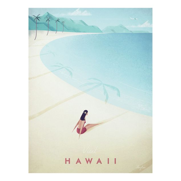 Billeder bjerge Travel Poster - Hawaii