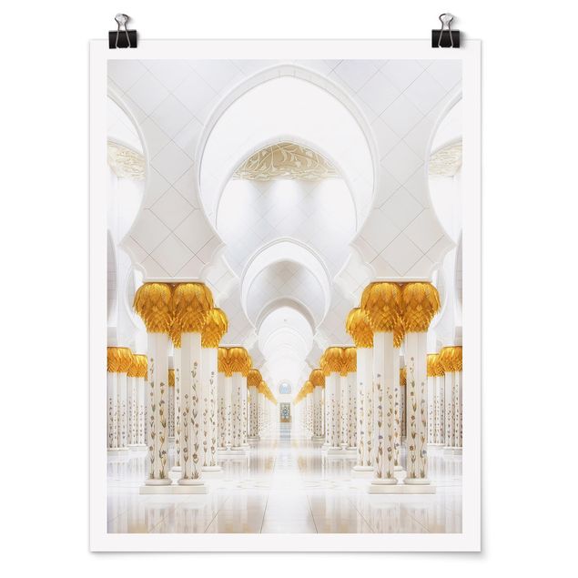 Billeder mønstre Mosque In Gold