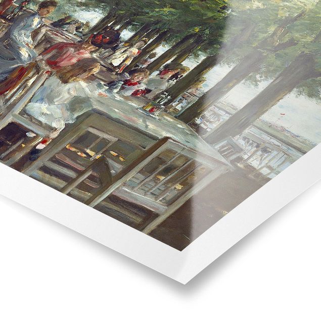 Plakater kunsttryk Max Liebermann - The Restaurant Terrace Jacob