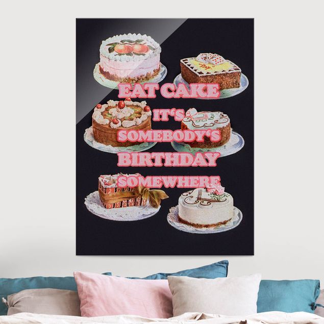 køkken dekorationer Eat Cake It's Birthday