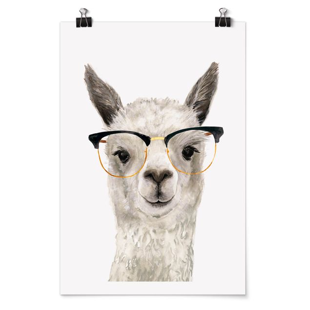 Billeder moderne Hip Lama With Glasses I