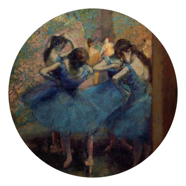 Moderne tapet Edgar Degas - Blue Dancers