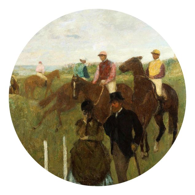 Kunst stilarter Edgar Degas - Jockeys On Race Track