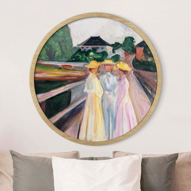 Kunst stilarter ekspressionisme Edvard Munch - Three Girls