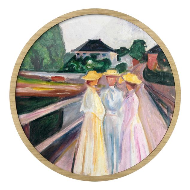 Billeder kunsttryk Edvard Munch - Three Girls