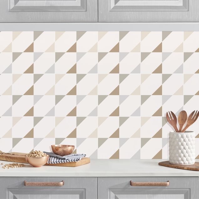 køkken dekorationer Small Triangle Tiles