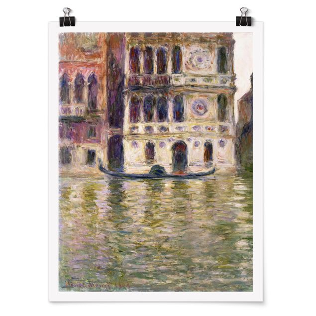 Plakater arkitektur og skyline Claude Monet - The Palazzo Dario