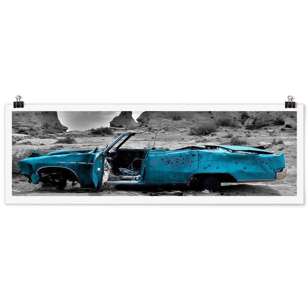 Billeder biler Turquoise Cadillac