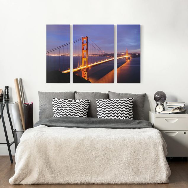 Billeder arkitektur og skyline Golden Gate Bridge At Night