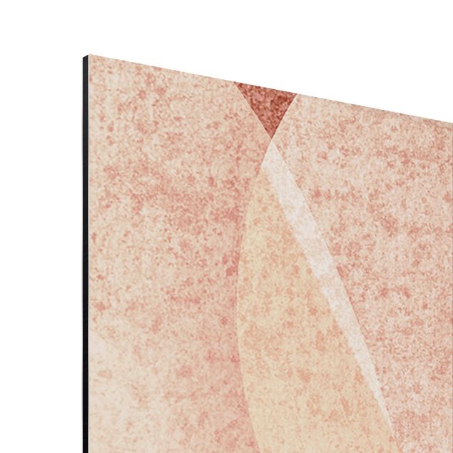 Billeder lyserød Abstract Graphics In Peach-Colour