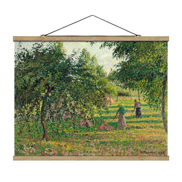 Kunst stilarter post impressionisme Camille Pissarro - Apple Trees And Tedders, Eragny