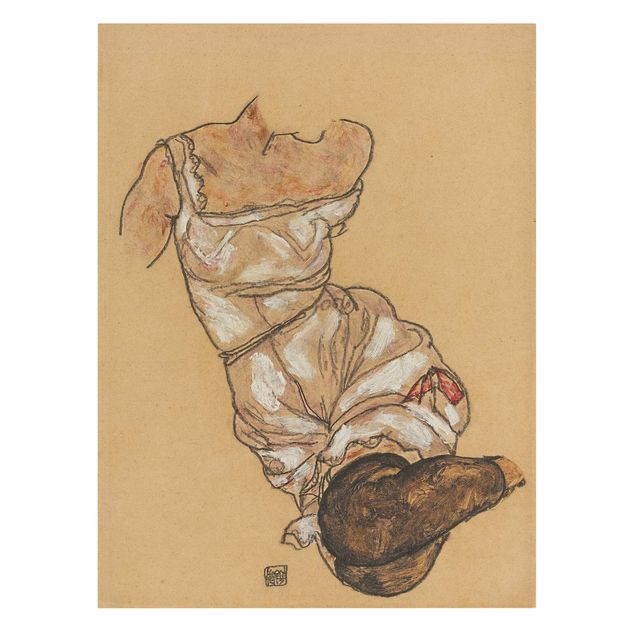 Billeder nøgen og erotik Egon Schiele - Female Torso In Underwear