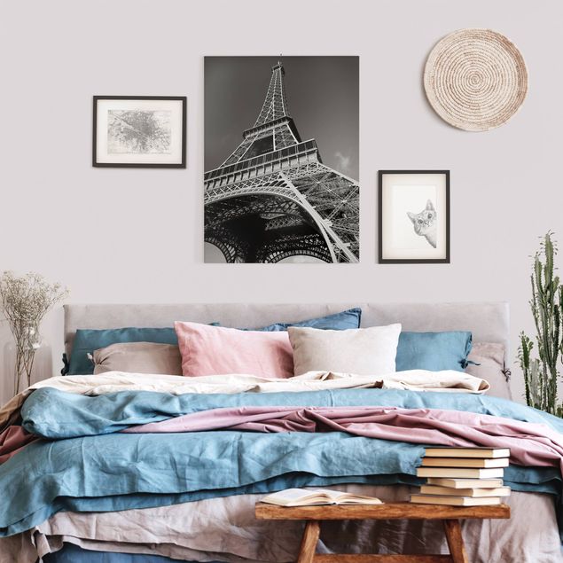 Billeder på lærred arkitektur og skyline Eiffel Tower