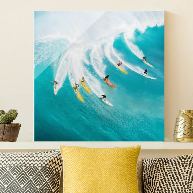 Glasbilleder landskaber Simply Surfing