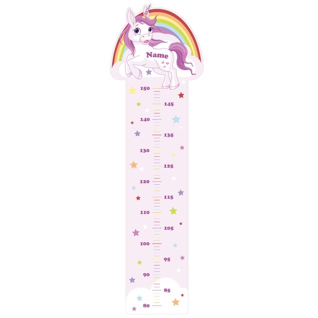 Børneværelse deco Unicorn Rainbow With Customised Name