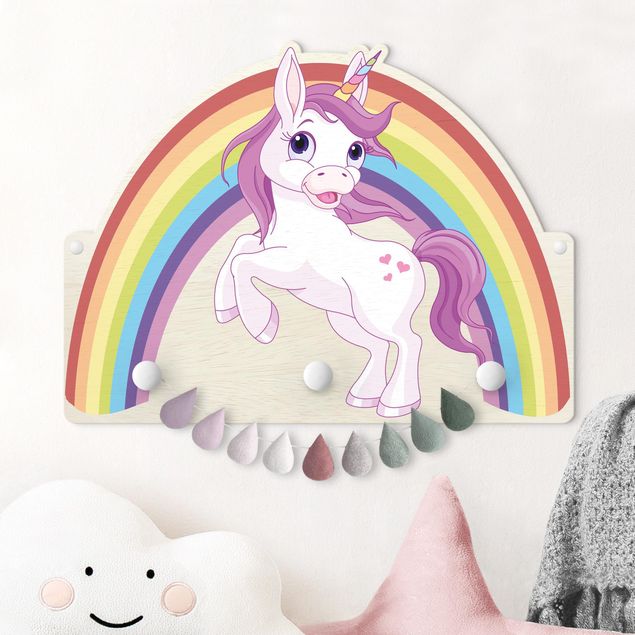 Børneværelse deco Unicorn Rainbow