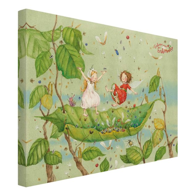 Billeder på lærred Little Strawberry Strawberry Fairy - Trampoline