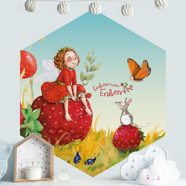 Sommerfugle tapet The Strawberry Fairy - Enchanting