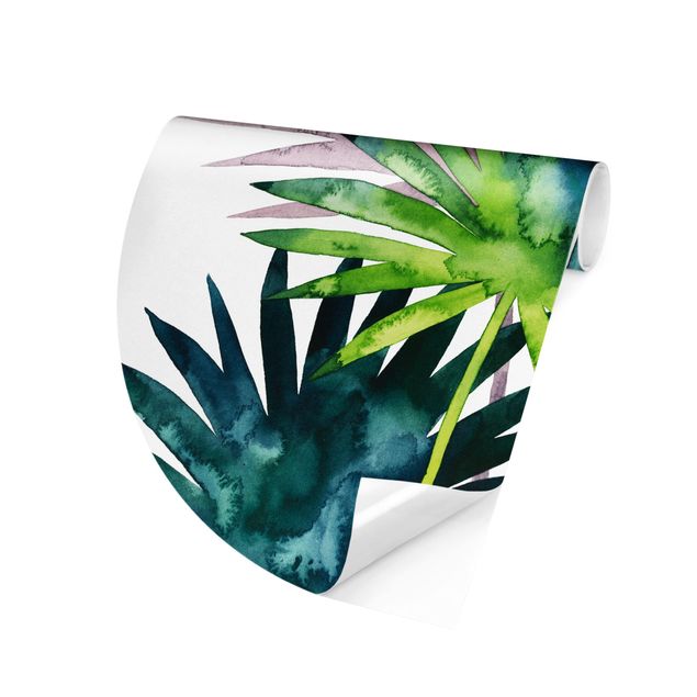 Moderne tapet Exotic Foliage - Fan Palm