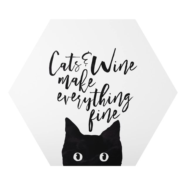 Billeder dyr Cats And Wine make Everything Fine