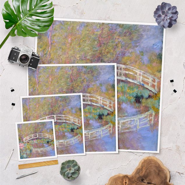 Plakater kunsttryk Claude Monet - Bridge Monet's Garden
