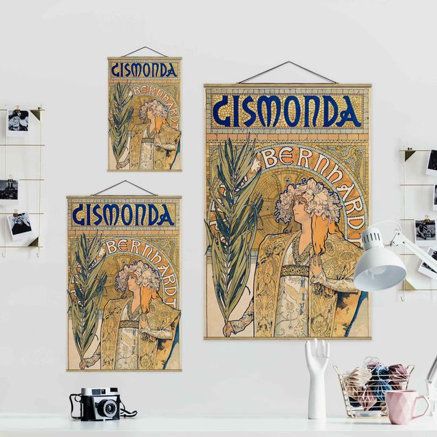 Billeder ordsprog Alfons Mucha - Poster For The Play Gismonda
