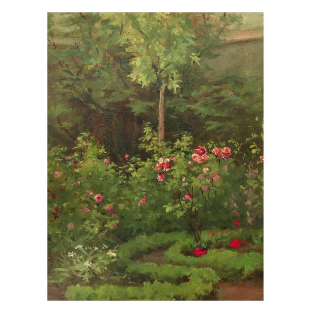 Kunst stilarter impressionisme Camille Pissarro - A Rose Garden