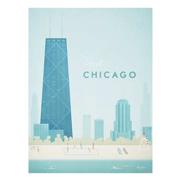 Billeder arkitektur og skyline Travel Poster - Chicago