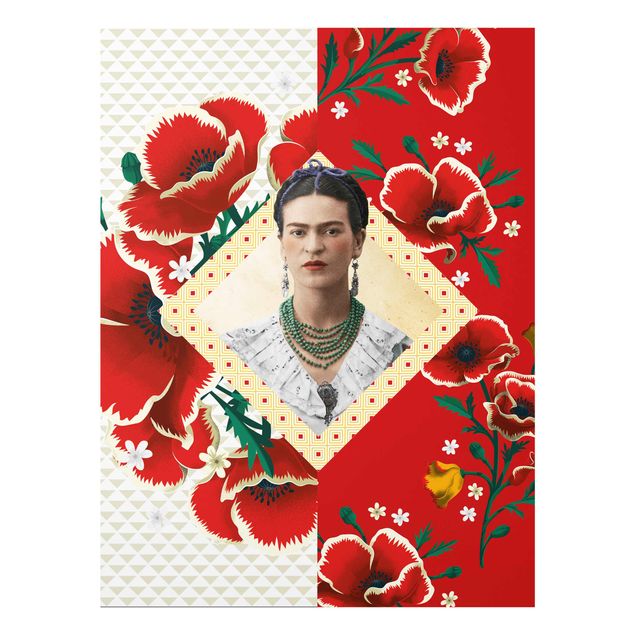 Billeder portræt Frida Kahlo - Poppies