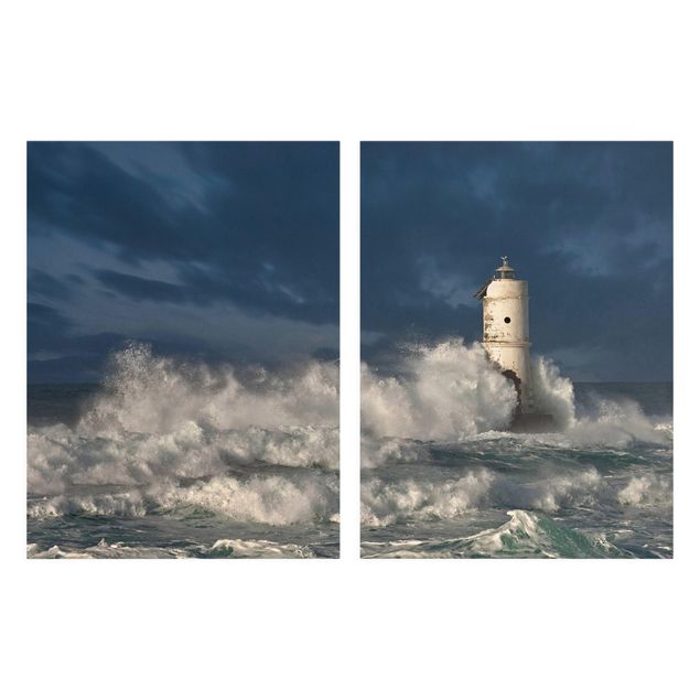 Billeder på lærred landskaber Lighthouse On Sardinia