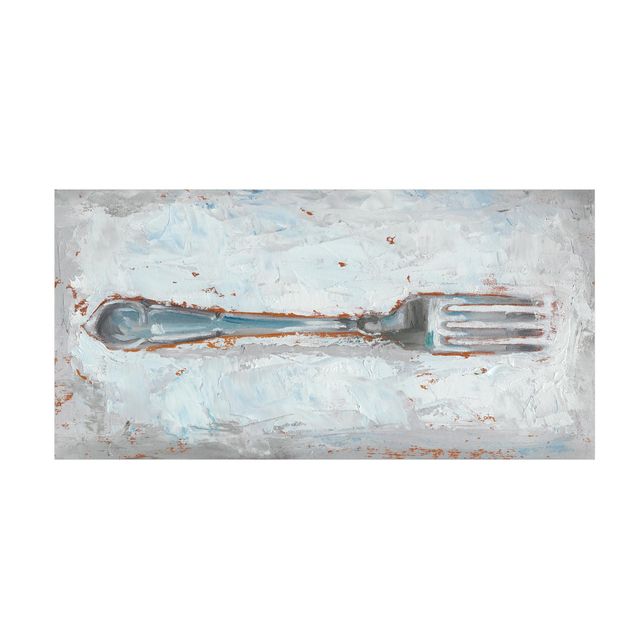 Grå tæppe Impressionistic Cutlery - Fork