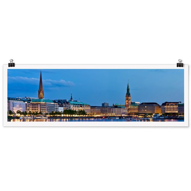 Billeder moderne Hamburg Skyline