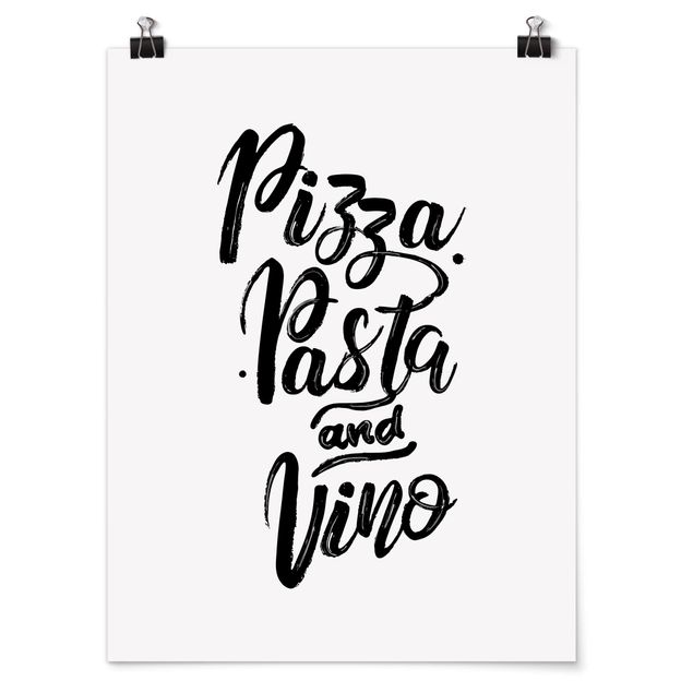 Billeder ordsprog Pizza Pasta And Vino