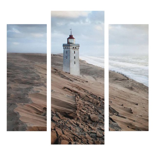 Billeder på lærred landskaber Lighthouse In Denmark