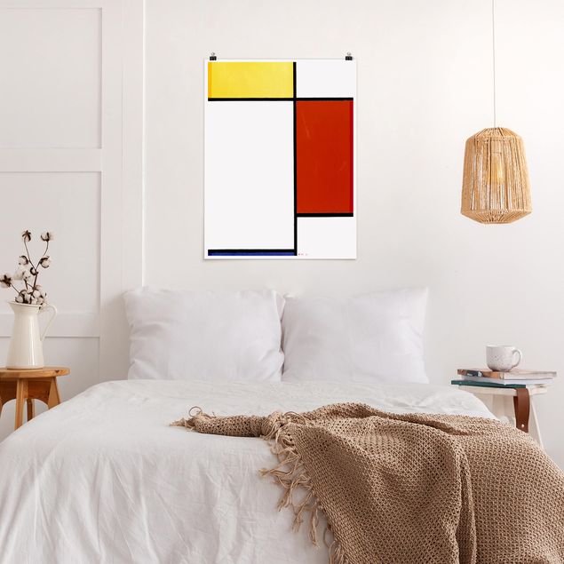Kunst stilarter impressionisme Piet Mondrian - Composition I