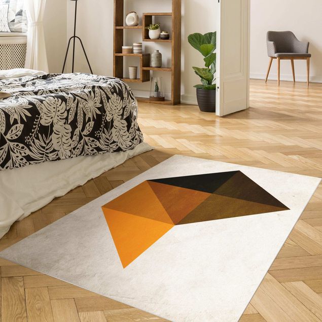 moderne gulvtæppe Geometrical Trapezoid