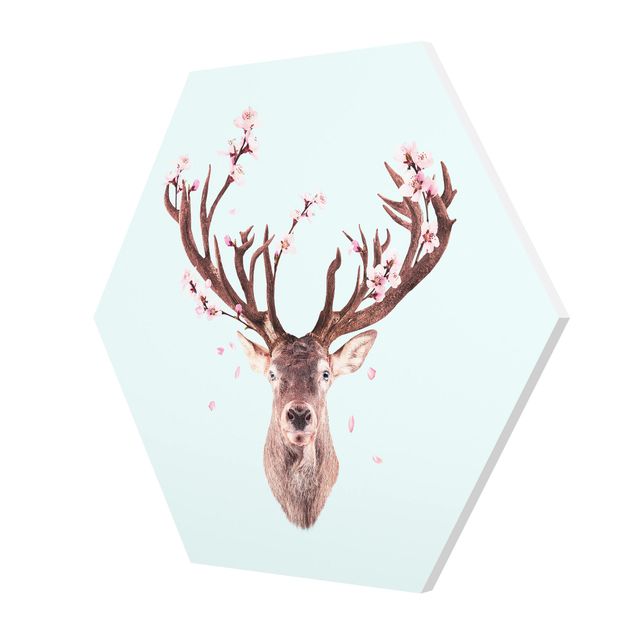 Forex Deer With Cherry Blossoms