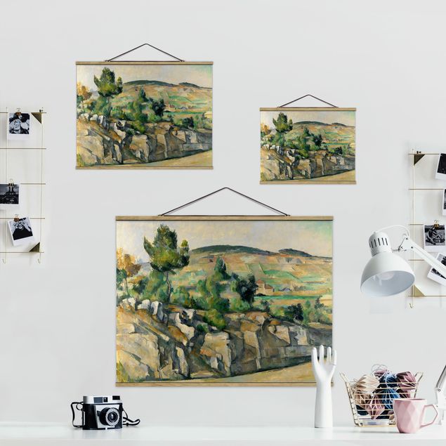 Billeder kunsttryk Paul Cézanne - Hillside In Provence