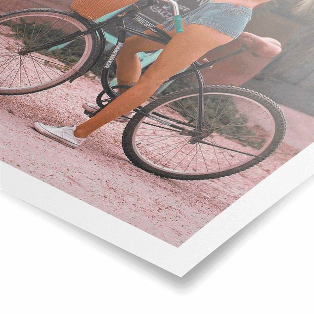 Billeder farvet Bicycle Girl