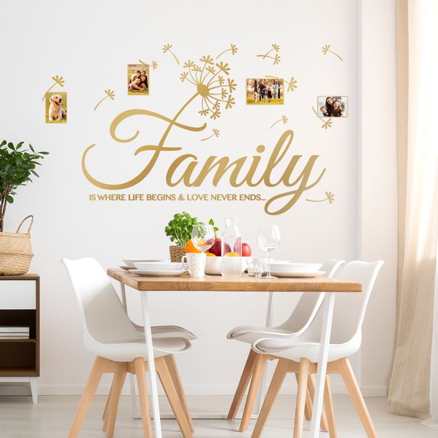 Wallstickers familie Family Life Love