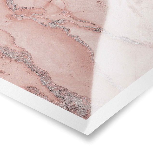 Billeder Andrea Haase Colour Experiments Marble Light Pink And Glitter
