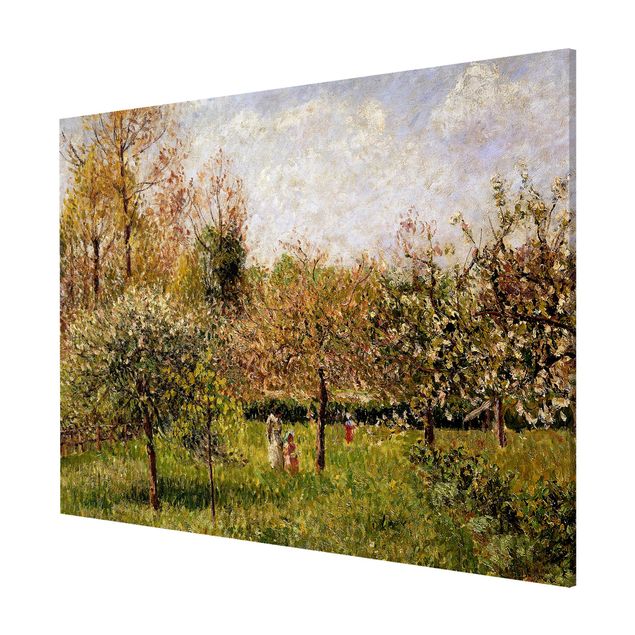 Kunst stilarter pointillisme Camille Pissarro - Spring In Eragny